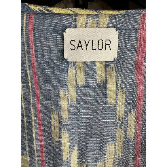 Saylor Women's Multicolor Emely Crop Top Blouse Size Medium NEW - Picture 6 of 6